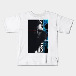 Cyberpunk Warrior Fanart Vaporwave Kids T-Shirt